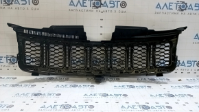 Решетка радиатора grill Jeep Grand Cherokee WK2 17-21 в сборе соты хром, обрамление черный глянец