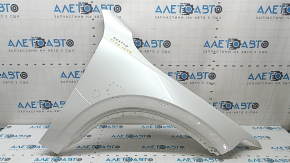 Aripă față dreapta Volvo XC90 16-25, aluminiu, tip 1, alb 707, lovituri