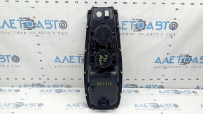 Ornamente consolă centrală Toyota Prius 16-18 cu suporturi pentru pahare, negre, cu zgârieturi