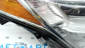 Ansamblu far LED față dreapta Volvo XC90 16-17, finisaj lustruit, tip pânză de păianjen