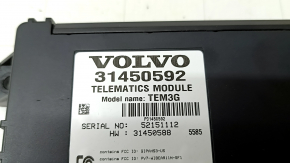 Modulul de control al comunicării telematice Volvo XC90 16-22