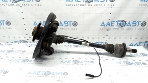Punte spate stânga cu butuc pentru BMW Seria 3 F30 12-18 cu capac, RWD, PHEV, cu transmisie, butuc și senzor ABS, ruginit