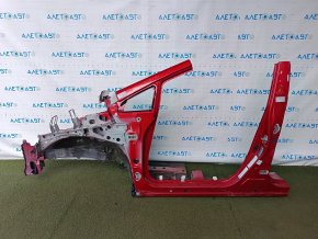 Четверть передняя левая Toyota Prius V 12-17 отпилена, с центральной стойкой, красная