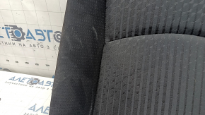 Spătar banchetă spate, al doilea rând, stânga, Toyota Prius 50 16-18, material textil negru, curățabil chimic