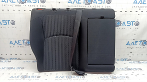 Spătarul scaunelor din spate, al doilea rând, dreapta, Toyota Prius 50 16-18, material textil negru, cu centură, cu cotieră, curățabil chimic