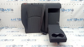 Spătarul scaunelor din spate, al doilea rând, dreapta, Toyota Prius 50 16-18, material textil negru, cu centură, cu cotieră, curățabil chimic