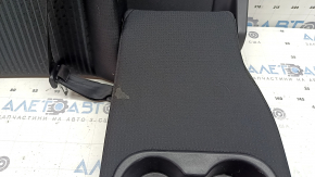 Spătarul scaunelor din spate, al doilea rând, dreapta, Toyota Prius 50 16-18, material textil negru, cu centură, cu cotieră, curățabil chimic
