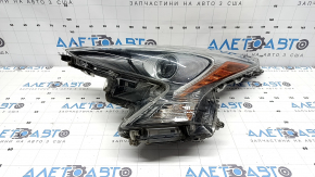 Far stânga față pentru Toyota Prius 50 16-18 LED, necesită lustruire, zgârieturi, suport rupt