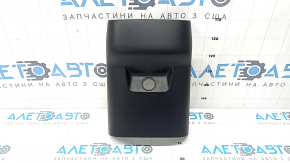 Накладка центральной консоли задняя нижняя Volvo XC90 16-25 тип 1, черная, царапины