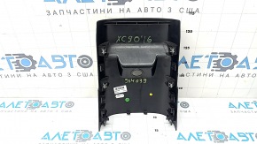 Накладка центральной консоли задняя нижняя Volvo XC90 16-25 тип 1, черная, царапины