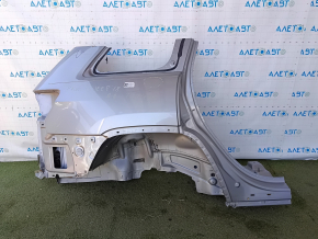 Aripă spate dreapta Jeep Grand Cherokee WK2 11-22, tăiată, argintie, lovituri, fund, vopsită 0.3-0.4