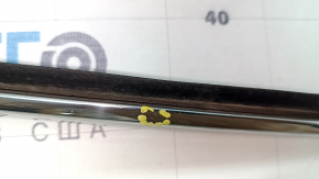 Ornamente cromate ușă-sticlă centrală spate dreapta Toyota Camry V55 15-17 SUA lovituri, lovituri