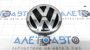 Эмблема решетки радиатора grill VW Tiguan 18-21 под радар, под полировку
