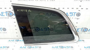 Geam spate stânga Volvo XC90 16-26, sticlă fumurie cu antenă, zgârieturi pe crom