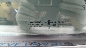 Geam spate stânga Volvo XC90 16-26, sticlă fumurie cu antenă, zgârieturi pe crom