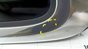 Geam spate stânga Volvo XC90 16-26, sticlă fumurie cu antenă, zgârieturi pe crom