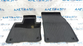 Set covorașe interior, cauciuc, Volvo XC90 16-23 pentru al 3-lea rând de scaune, rupte, zgârieturi, urme de zgârieturi