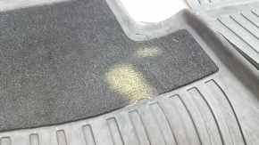 Set covorașe interior, cauciuc, Volvo XC90 16-23 pentru al 3-lea rând de scaune, rupte, zgârieturi, urme de zgârieturi