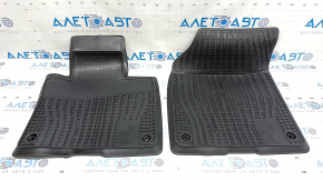 Set covorașe interior, cauciuc, Volvo XC90 16-23 pentru al 3-lea rând de scaune, rupte, zgârieturi, urme de zgârieturi