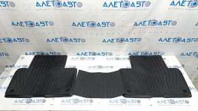 Set covorașe interior, cauciuc, Volvo XC90 16-23 pentru al 3-lea rând de scaune, rupte, zgârieturi, urme de zgârieturi