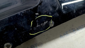 Bara spate neagră, partea inferioară nealterată, Chevrolet Volt 16-19, pentru senzori de parcare, suport rupt, zgârieturi