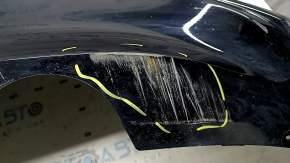 Bara spate neagră, partea inferioară nealterată, Chevrolet Volt 16-19, pentru senzori de parcare, suport rupt, zgârieturi