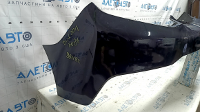 Bara spate este goală și superioară, Chevrolet Volt 16-19, neagră, cu elemente de fixare rupte.