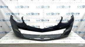 Бампер передний голый Chevrolet Volt 16-19 черный, надломано крепление, царапины