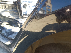 Aripă spate stânga Toyota Prius 50 16-18 sub BSM pe caroserie, negru, cu proeminențe