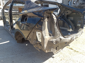 Aripă spate stânga Toyota Prius 50 16-18 sub BSM pe caroserie, negru, cu proeminențe