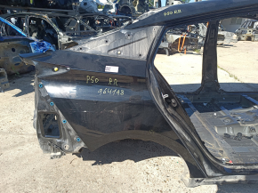 Четверть крыло задняя правая Toyota Prius 50 16-18 под BSM на кузове, черная, тычка