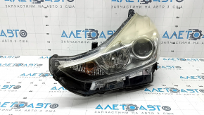 Far stânga față pentru Toyota Prius V 15-17, gol, halogen, necesită lustruire, suport defect