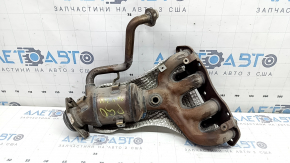 Galerie de evacuare cu convertor catalitic pentru Toyota Prius 50 16-21 cu protecție