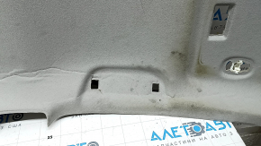 Обшивка потолка Toyota Prius V 12-16 серая, без люка, заломы, под химчистку, надрывы, оторван пенопласт