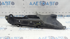 Защита двигателя боковая левая Toyota Prius 50 16-18 затерта, надрывы, примята