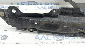 Защита двигателя боковая левая Toyota Prius 50 16-18 затерта, надрывы, примята