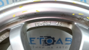 Диск колесный R15x6.5J ET40 Toyota Prius 50 16-22 легкая бордюрка