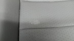 Spătar banchetă spate, rândul 2, dreapta, VW Tiguan 18-21, piele neagră, perforată, cu cadru, pentru curățare