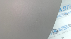 Ornamente ușă spate dreapta Toyota Prius V 15-17 gri, cotiera piele gri, cu mâner, zgârieturi, uzat
