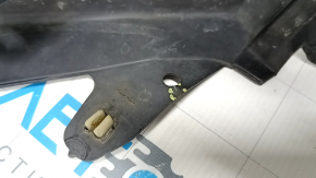 Bara față, nefinisată, Toyota Prius V 15-17 rest, neagră, crăpătură, crăpături la elementele de fixare, zgârieturi