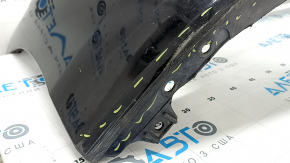 Bara față, nefinisată, Toyota Prius V 15-17 rest, neagră, crăpătură, crăpături la elementele de fixare, zgârieturi