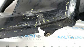 Bara față, nefinisată, Toyota Prius V 15-17 rest, neagră, crăpătură, crăpături la elementele de fixare, zgârieturi