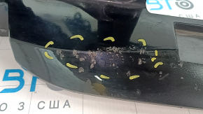 Bara față, nefinisată, Toyota Prius V 15-17 rest, neagră, crăpătură, crăpături la elementele de fixare, zgârieturi