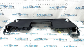 Toyota Prius V 12-16 negru, panou frontal zgâriat cu airbag