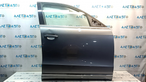 Дверь в сборе передняя правая Audi Q5 8R 09-17 keyless, графит LX7R, скол, вмятины