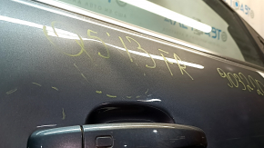Ansamblu ușă dreapta față pentru un Audi Q5 8R 09-17 fără cheie, grafit LX7R, ciobit, îndoit