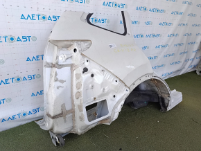 Aripă spate dreapta Honda CRV 17-22, tăiată, albă, crestături, gaură nefabricată