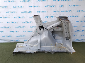 Aripă spate dreapta Honda CRV 17-22, tăiată, albă, crestături, gaură nefabricată