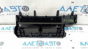 Deflector central de aer pentru Toyota Prius V 15-17, negru cu crom, 2 secțiuni