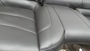 Pernă banchetă spate Chevrolet Volt 16-18, piele neagră cu cusături albastre, perforată, lovituri